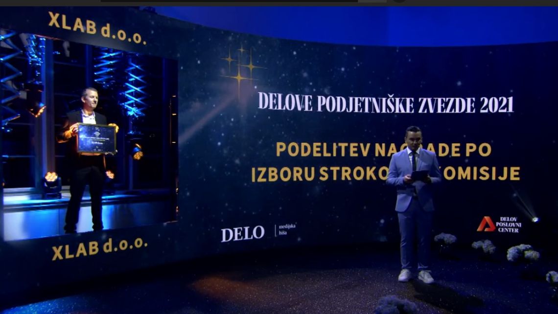 XLAB je Delova podjetniška zvezda 2021